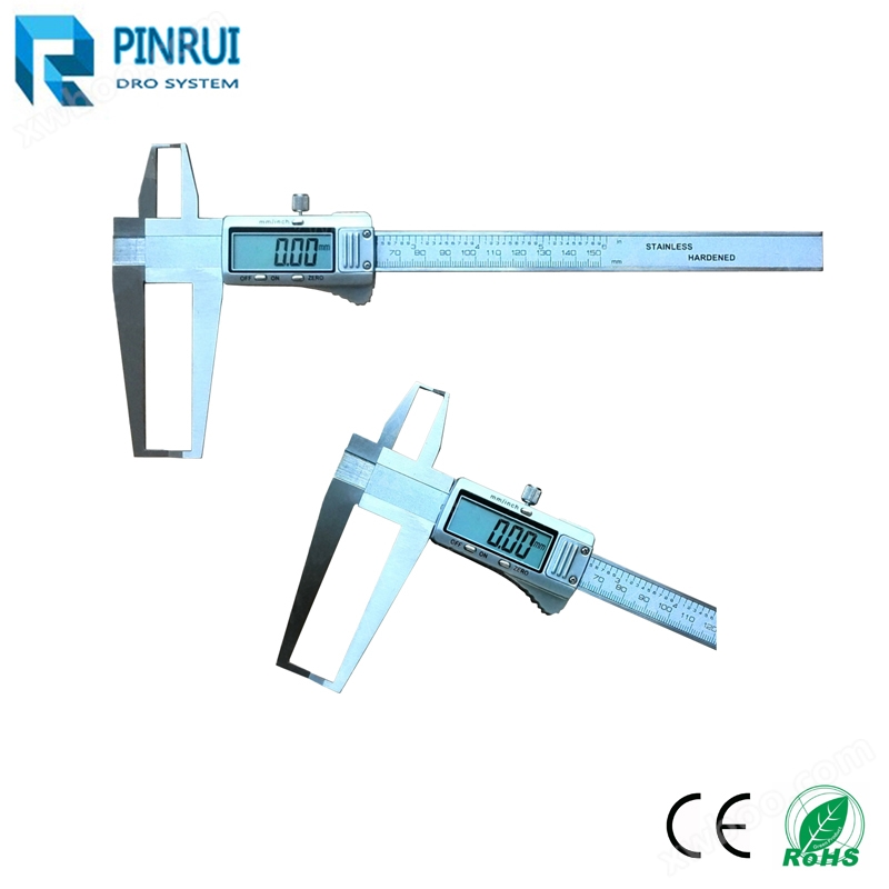 Knife head dual internal groove digital caliper