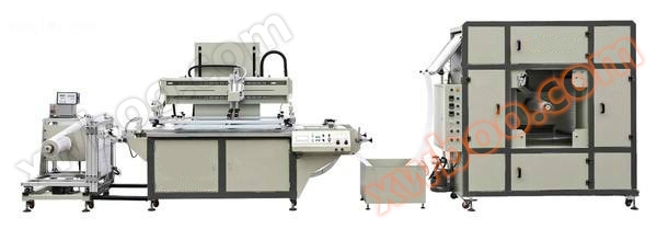 PET protective film automatic screen printing machine