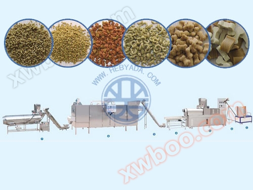 사료기계 애완동물 식품 생산라인
