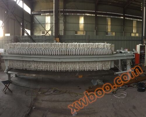 Dehydration filter press