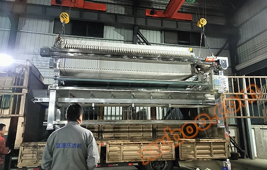 Filtre - presse tout - en - un en acier inoxydable externalisé pour toute la machine